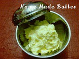 Home made Butter Recipe using mixer