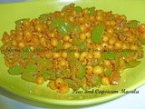 Peas and Capsicum Masala