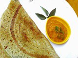 Pesarattu / Green Gram Dosa