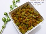 Snake Gourd and Dry Shrimp Stir Fry/ Palya/ Sabzi