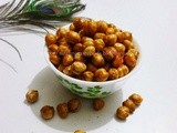 Spicy Crunchy Chickpeas (Baked)