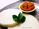 Thatte Idli / Plate Idli