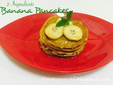 2-ingredient banana pancakes