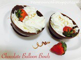 Chocolate balloon bowls