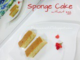 Eggless sponge cake/sponge cake without egg/eggless vanilla cake