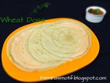 Wheat dosa/gothumbu dosa