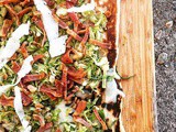 Brussels Sprout and Bacon Pizza