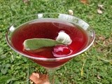 Cranberry Sage Martini