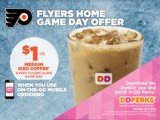 Dunkin’ Donuts Announces New Game Day Offer for Philadelphia Flyers Fans