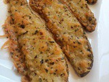 Parmesan crusted potato wedges