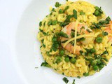 Saffron Risotto with Shrimp