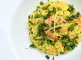 Saffron Risotto with Shrimp