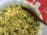 Spring Orzo salad