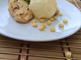 Sweet corn ice cream