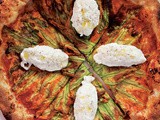 Squash Blossom Pizza Recipe from Saveur.com