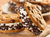 A Celebration on love : Homemade Ice-Cream Cookie Sandwiches Recipe