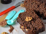 Banana Chocolate Cake | Chocolate Banana Cake with Walnuts | Ragi Banana Chocolate Cake