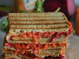 Beetroot Carrot Sandwich Recipe, How to make Carrot Beetroot and Mayo Sandwich | Easy Carrot Beet Sandwich