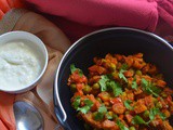 Punjabi Gajar Matar Recipe, How to make Gajar Matar ki Sabzi | Indian style Carrots and Green Peas