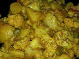 Punjabi style Aloo Gobi Matar Recipe