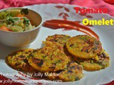 Tomato Omelette Recipe, How to make Vegetable Tomato Omelette | Vegan Omelette Recipe