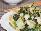 Stir Fried Bok Choy With Ginger and Garlic