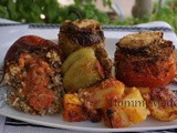 Γεμιστα με κιμα / Stuffed Tomatoes with Ground Beef