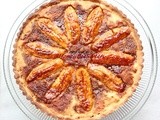 Caramelised Banana Frangiepane Tart