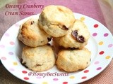 Dreamy Cranberry Cream Scones