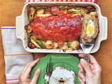 Egg stuffed Meatloaf