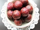 Fried Purple Sweet Potato Balls (炸紫薯QQ球) and Happy 2013
