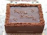 Happy Birthday Hubby; Chocolate Meringue Cake