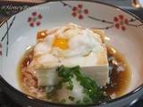 Onsen Tamago (Tofu with Hot Spring Egg) -aff featuring Japan