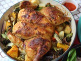 Roasted Curry Whole Chicken (Coconut oil version)