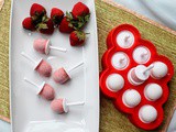 Strawberry Yogurt Popsicles