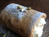 Lime mousse roulade