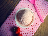 Strawberry and clotted cream ice cream