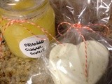 Homemade bath bombs-orange citrus