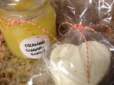 Homemade bath bombs-orange citrus