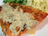 Salmon with Creamy Dill Wine Sauce