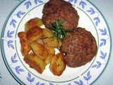 Beef Burgers and Potatoes