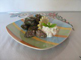 Stuffed vine leaves  Dolmadakia 