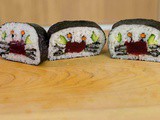Crab Sushi Roll Art Tutorial