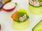 Cucumber Sushi Canape Recipe