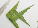 Palm Leaf Fish Garnish