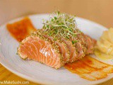 Seared Salmon Sashimi