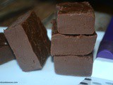 3 Ingredient Chocolate Fudge