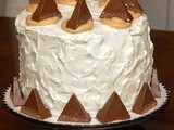 6 layer toblerone cake