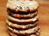 A cookie party! marshmallows, reese's peanut butter cups, reese's pieces, pudding and chocolate chips