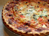 Asiago Vegetable Quiche